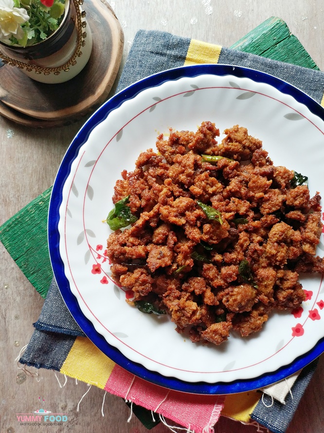 Andhra Keema Fry Recipe | Best Mutton Keema Fry -Yummy Food