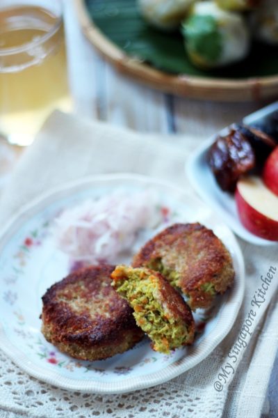 Pan Fried Chicken and Carrot Cutlets