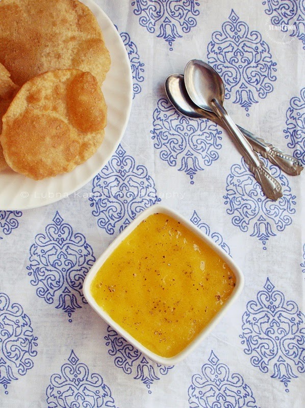 Dad’s Favourite Aamras with Khoya