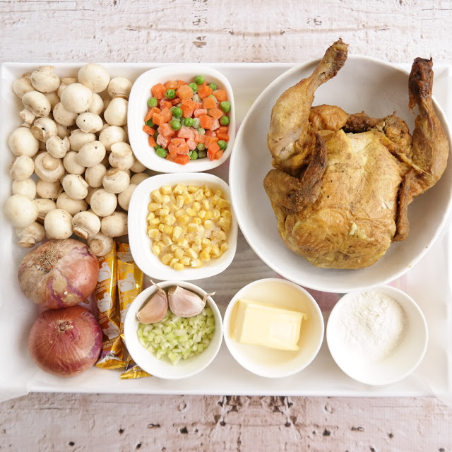 {Ramadan Special} - Chicken & Mushroom Pie by Razena of 'Tantalise my Taste Buds'