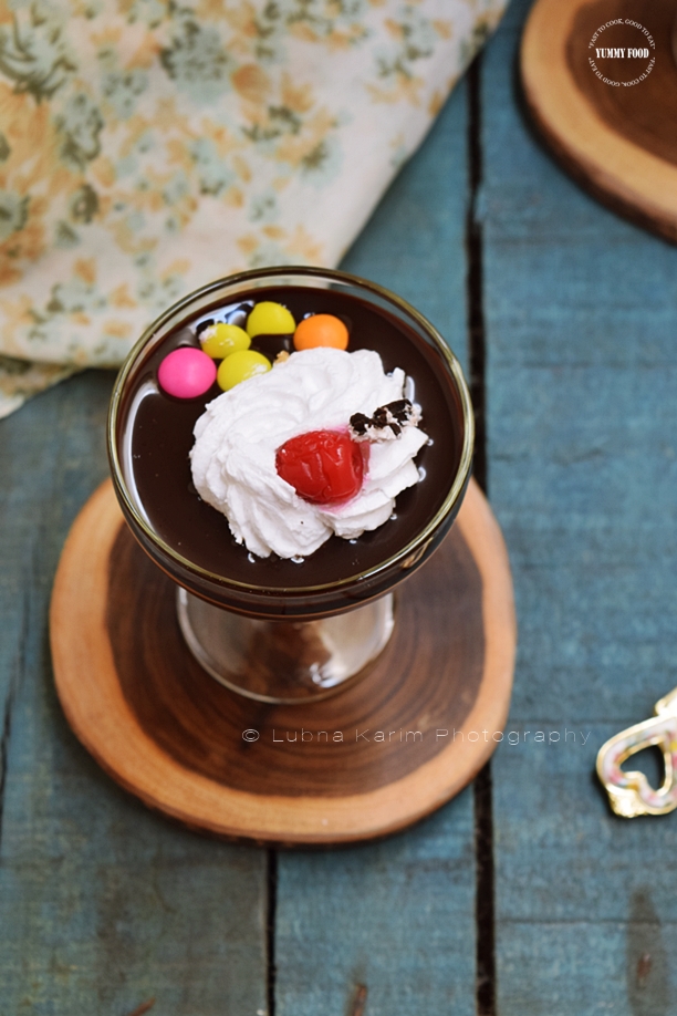 Chocolate Espresso Custard Pudding