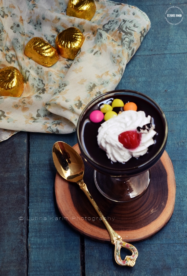 Chocolate Espresso Custard Pudding