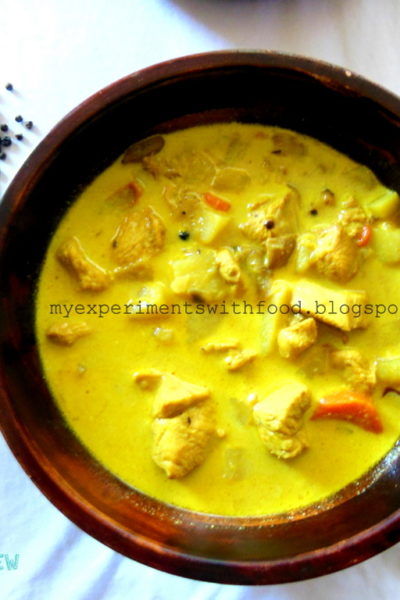 Kerala style Chicken Vegetable Stew