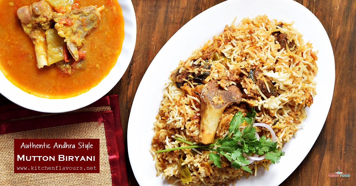 Andhra Style Mutton Biryani Gosht ki Biryani