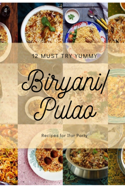 12 Must Try Biryani Recipes | Ramadan Menu Plan (11-15)