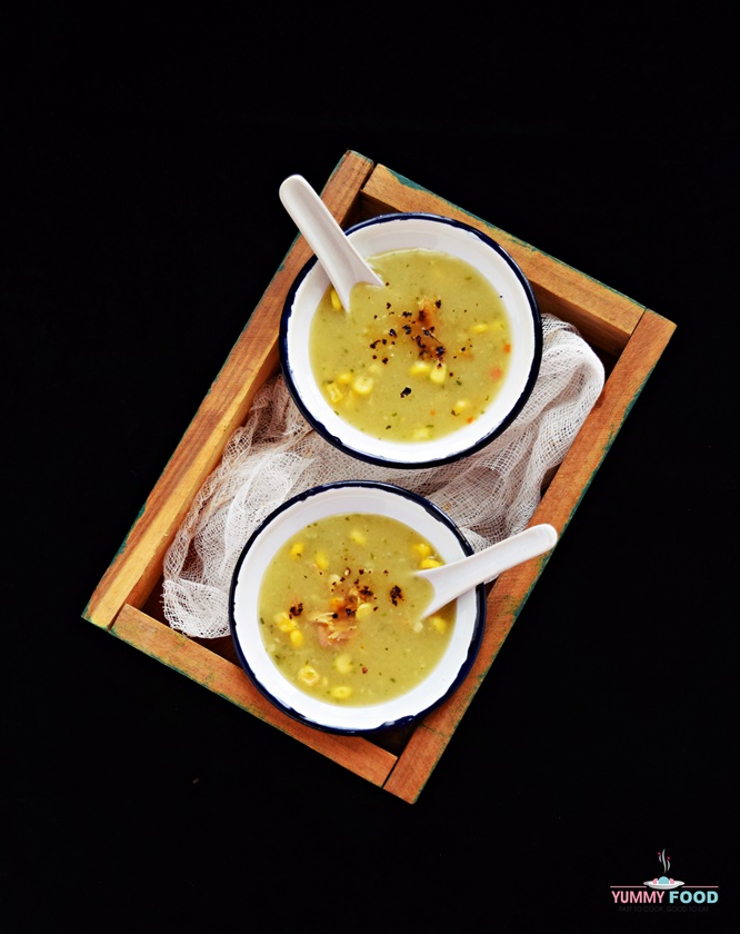 Sweet Corn Chicken Soup Recipe