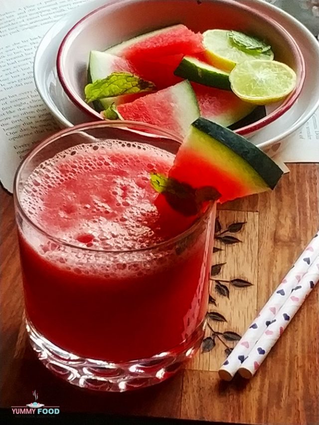 Refreshing Watermelon Cucumber Drink - Yummy Food