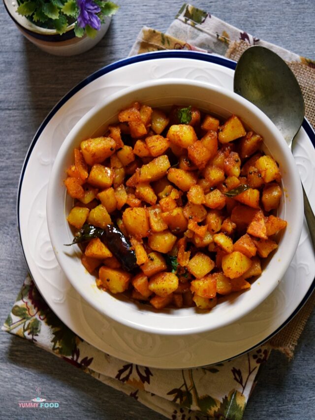 Easy Potato Fry - Indian Style - Yummy Food