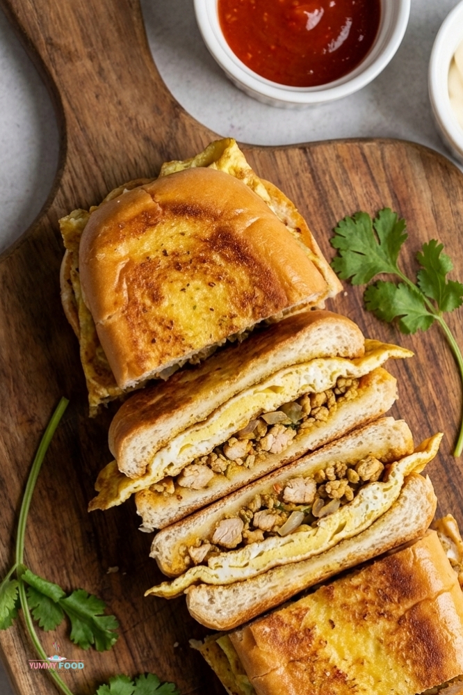 Johnny's Roti Roti John Sandwich Recipe - Yummy Food
